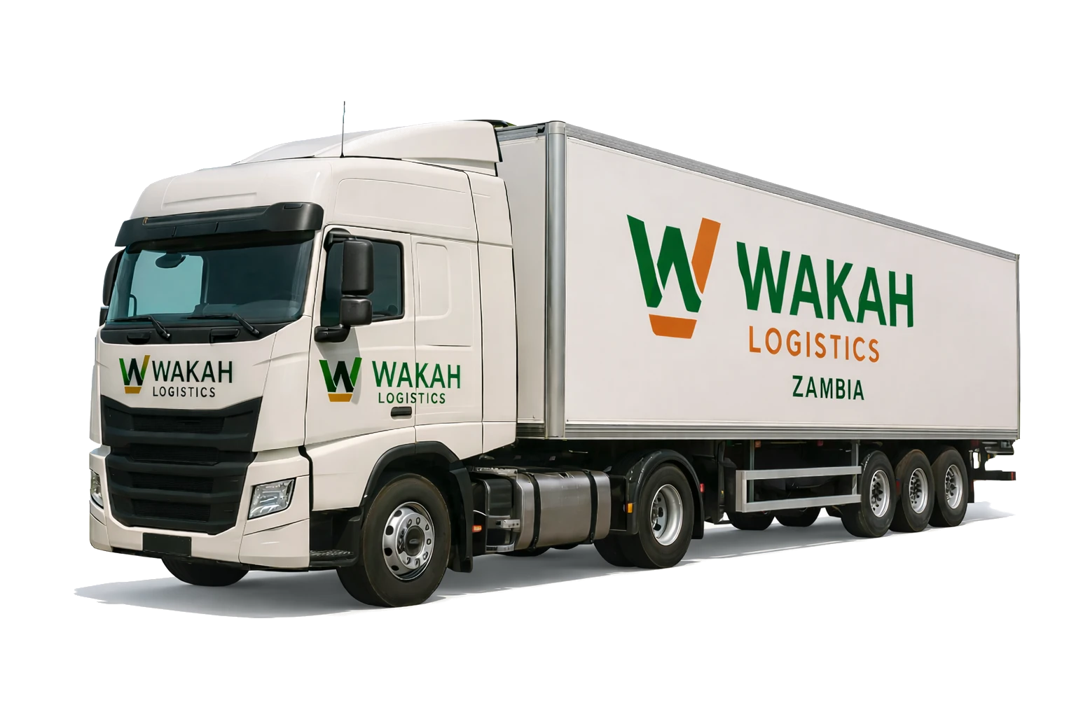 Wakah Logistics truck on African route